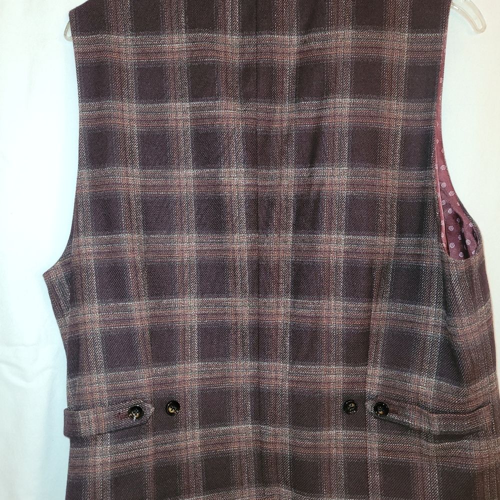 Murano plaid vest.